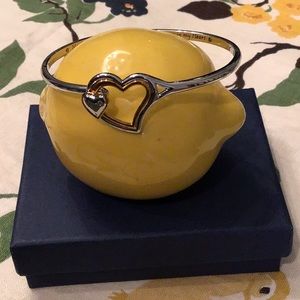 The Bradford Exchange Granddaughter heart bracelet. Silver w/ gold plate. NWOT